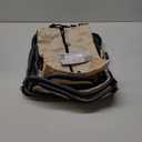 BAGAIL 4 Set/6 Set/8 Set Compression Packing Cubes Travel Accessories Expandable Packing Organizers (Half Mesh, 6-Beige)