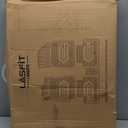 LASFIT Floor Mats & Trunk Mat with Backrest Mat for Honda Pilot 2023-2025, Split & One-Piece Foldable Seating All Weather TPE Floor Liners 1st & 2nd & 3rd Row & Cargo Mat with Seatback Mat, Black