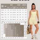 OMKAGI Halter Workout Tank Tops for Women Built in Bra Cute Layer Longline Sports Bras (Black, M)