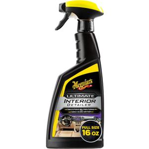 Meguiar's G16216 Ultimate Interior Detailer, Protects Interior Surfaces from Dirt and Grime, Leaves Your Surfaces Protected from UV Rays and Giving It a Lasting Finish, 15.2 Oz Spray Bottle