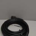 25FT Steel Wire Braided Kink Resistant Pressure Washer Hose, 1/4 Inch with M22 14MM Swivel, 3200 PSI Max, Black, 1.05 kg, 1 Pack