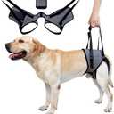 Dog Sling for Large Dogs Hind Leg Support Dog Lift Harness Adjustable Durable Rear Lift Support Harness for Weak Back Legs, Elderly, Injured, Senior, Arthritic, ACL Recovery Pet