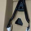 Sissy Bar For Harley Touring 28" Detachable Rear Passenger Backrest Quick Release Compatible With Road King Road Glide Street Glide Electra Glide Road King 2009-2025 (Black-One Pice Fit '09-Up)