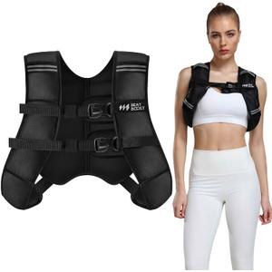 BeatBoost Adjustable Weighted Vest for Men Women, 5-30lb Vest or Vest Set, 20LB