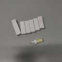 G9 LED Bulb Dimmable, 40 Watt T4 G9 Halogen Equivalent, No-Flicker, Daylight White 6000K, Ceramic Bi Pin Base, Chandelier Lighting, 120V 4W 450LM, 6-Pack