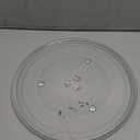 13.5" Microwave Glass Turntable Plate Compatible with 5304509621 Frigidaire microwave plate WB39X10032 GE microwave plate replacement JVM3106 WB49X10002 13 1/2" Samsung Microwave Plate DE74-20016A (13.5" Big Coupler Hole)