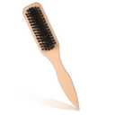 2 x Brush for Slick Back Hair Pointed Tail Smoothing Hair Brush Boar Bristle Boar Brushes for Women & Men, Beard Brushes,Suitable for Fine and Soft Hairs, Can Easily Polish, Shape, Section and Part