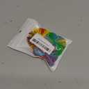 Small Monkey Stringy Balls, 2.5 inch Diameter Soft Stress Balls Monkey Balls Sensory Fidgets Toys Rainbow Colorful Bouncy Pom Ball Stress Relief Sensory Toy, Pack of 3