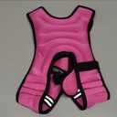 BAGAIL Comfort-Fit Weighted Vest for Woman, Even Weight Distribution, Faster Weight Loss, No-Chafe or Bounce for Walking & Running with Detachable Phone Pouch & Reflective Stripes, 5lbs, (Pink)