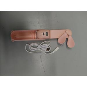 JISULIFE Handheld Mini Fan, 3 IN 1 USB Rechargeable Portable Fan [12-19 Working Hours] with Power Bank, Flashlight, Pocket Design for Travel/Summer/Concerts/Lash, Gifts for Women (Pink)