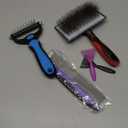 EAFBAO Extra Long Pin Brush for Large Dogs, Remove Loose Fur and Tangles; 5-in-1 Dog Grooming Brush for Long Haired Dogs&Cats