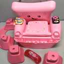 Fisher-Price Toddler Learning Toy Laugh & Learn Smart Stages Chair, Pink with Music Lights & Activities for Kids Ages 1+ Years