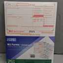 W2 Forms 2025,W2 Tax Forms 2025 with Envelopes,4 Part W2 Tax Forms 2025,25 Employee Kit of Laser Forms with 3 W-3 Transmittal,25 Self Seal Envelopes Included