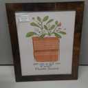 PETAFLOP 8x10 Picture Frame Rustic Brown Frames Fits 8 by 10 Inch Prints Wall Tabletop Display, 7 Pack