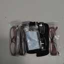 Kerecsen 4 Pairs Ladies Reading Glasses Spring Hinge with Laser Pattern Readers (4 Pack Mix Color-2)