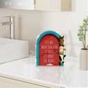 2 x Funny Farmhouse Bathroom Decor - Funny Farm Animals Bathroom Sign for Restroom Shelves Toilet Tank Decor - the Result Sign