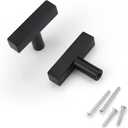 KNOBWELL 30 Pack Single Hole Black Drawer Knobs 2 inch, Black Cabinet Knobs Dresser Drawer Knobs Cupboard Pulls for Kitchen Bathroom Bedroom