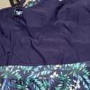 Daci Womens Plus Size Tankini Swimsuits - Tummy Control Two Piece Bathing Suits with Knee Length Shorts 2025 (Navy Leaves), 20W