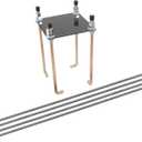 Silverback 7" Basketball Hoop Anchor Kit Designed for Silverback, Goaliath, and Hoopstar Basketball Hoops