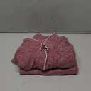 Ekouaer Women's Pajamas Long Sleeve Sleepwear Casual Button Down Loungewear Soft Pjs Set (Wine, S)