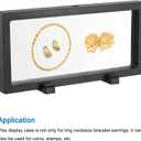 MECCANIXITY Floating Frame Display Holder Stand 3D Jewelry Display Box with Base 11.81 x 4.33 x 0.79 inch Black Pack of 1