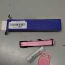 Airtag Dog Collar, Reflective Ultra-Durable Nylon Padded with QR Code Buckle & IP68 Waterproof Air Tag Holder Compatible for Apple AirTag, Comfortable for Small Medium Large Dogs (Pink, XS)