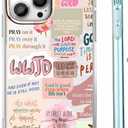 Case for iPhone 15 Pro Max with Christian Design,Jesus Bible Verse Collage Pattern for Men Women,Clear Slim Soft TPU Bumper Case,6.7(Christian,15pm)