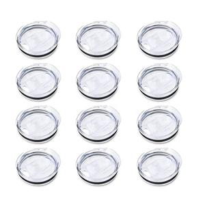 20oz Skinny Tumbler Replacement Lids 11pcs, 2.75in Cup Mouth Compatible with YETI Rambler and More Tumbler Cups，Spill Proof Splash Resistant Silicone Sliding Covers.