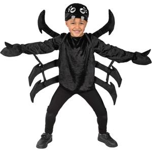 Morph Black Spider Costume for Kids Legs Spider Halloween Costume For Kids Tarantula Costumes for Boys Girls (Large)
