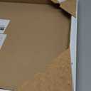 Kate and Laurel Sylvie by The Sea Framed Linen Textured Canvas Wall Art by Patricia Shaw, 18x24 Natural, Coastal Art for Wall