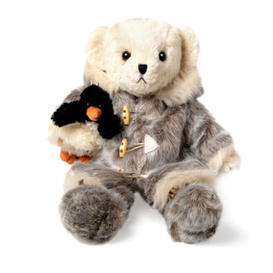 Bearington Iggy and Lou, Penguin & Polar Bear for Christmas Decoration, 14 Inch Christmas Teddy Bear, Ideal Christmas Bear Gift for Toddlers, Kids & Teens