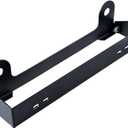 Flip-Up 254mm Hawse Fairlead Mounted License Plate Holder Mount Bracket (Black), A05190AZO2