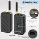 ESP32 LoRa V4 Development Board +L76 GNSS Module +3000mAh Battery +Black Case, ESP32-S3 SX1262 LoRa WiFi Bluetooth 2MB PSRAM 16MB Flash 915MHz Antenna OLED Support GPS Solar for Meshtastic
