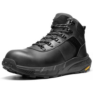 NORTIV 8 Composite Toe Boots for Men Work Boots Anti-Fatigue Waterproof Lightweight Non-Slip ASTM F2412-24 for Warehouse Construction DriftShield-nano, US 7