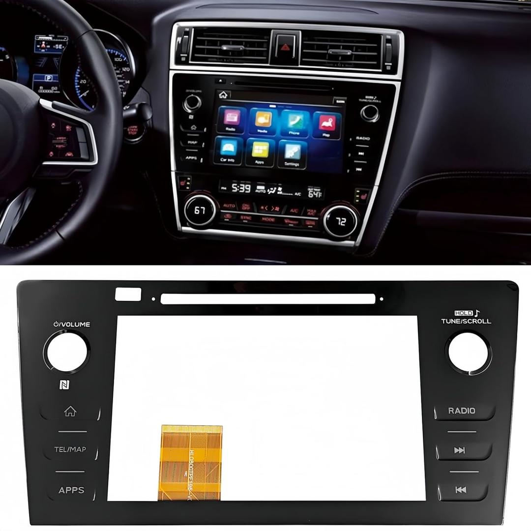 86471AL65A Touch Screen Digitizer Replacement for 2018 2019 Subaru Legacy Outback Radio Touchscreen digitizer 86471AL65B 86471AL66A 86471AL68A 86431AL66A 86431AL62A 86431AL65A 86471AL67A
