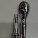 Stubby Ratchet Set- 3/8" Drive Ratchet Handle with a Extension Bars, Gift for Men 72-T Reversible Quick Release Head Premium Mini Ratchet Wrench for Narrow Spaces