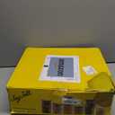 JoyJolt Borosilicate Glass Jars With Bamboo Lids. 6 Pc Set of Air Tight Sealable Containers. Food Jar Canisters with Airtight Lid for Pantry Storage and Kitchen Organization.