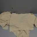 uxcell 6Pcs Handmade Cloth Napkins, 16.5x16.5 Inch Cotton Napkins with Fringe Square Rustic Table Napkin for Wedding Party Dinner Table Decor Bridal Shower, Beige