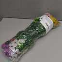 Lifewit Artificial Flowers for Outdoor Indoor, 12 Bundles Plastic Fake Flowers Daisy with Eucalyptus Leaves for Home Garden Decor, Porch, Window Box(Mix for Fuchsia Purple White Pink Yellow Red)