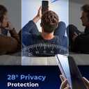MAGIC JOHN 2 Pack for iPhone 17 6.3 inch Privacy Glass Screen Protector, Auto Dust-Elimination, Bubble Free, Easy Installation