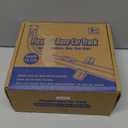 15.75 Ft Flex Track for Kids, Flexible Race Track Compatible with Hot Wheels and Diecast 1/64th Cars, Roll-Up Portable Race Car Ramp Track with Suction Cups & Track Anchors & 4 Race Cars, Blue