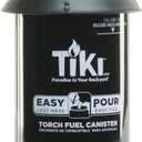 Tiki 1317054 Easy Pour Metal Replacement Torch Fuel Canisters w/Wick - Quantity 4