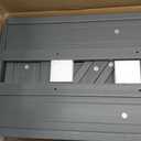 Weatherproof Raised Garden Bed, HDPE Outdoor Elevated Planter Box with Legs, Garden Box, Flower Beds for Patio, Deck, Balcony (Grey), 39x21x25in