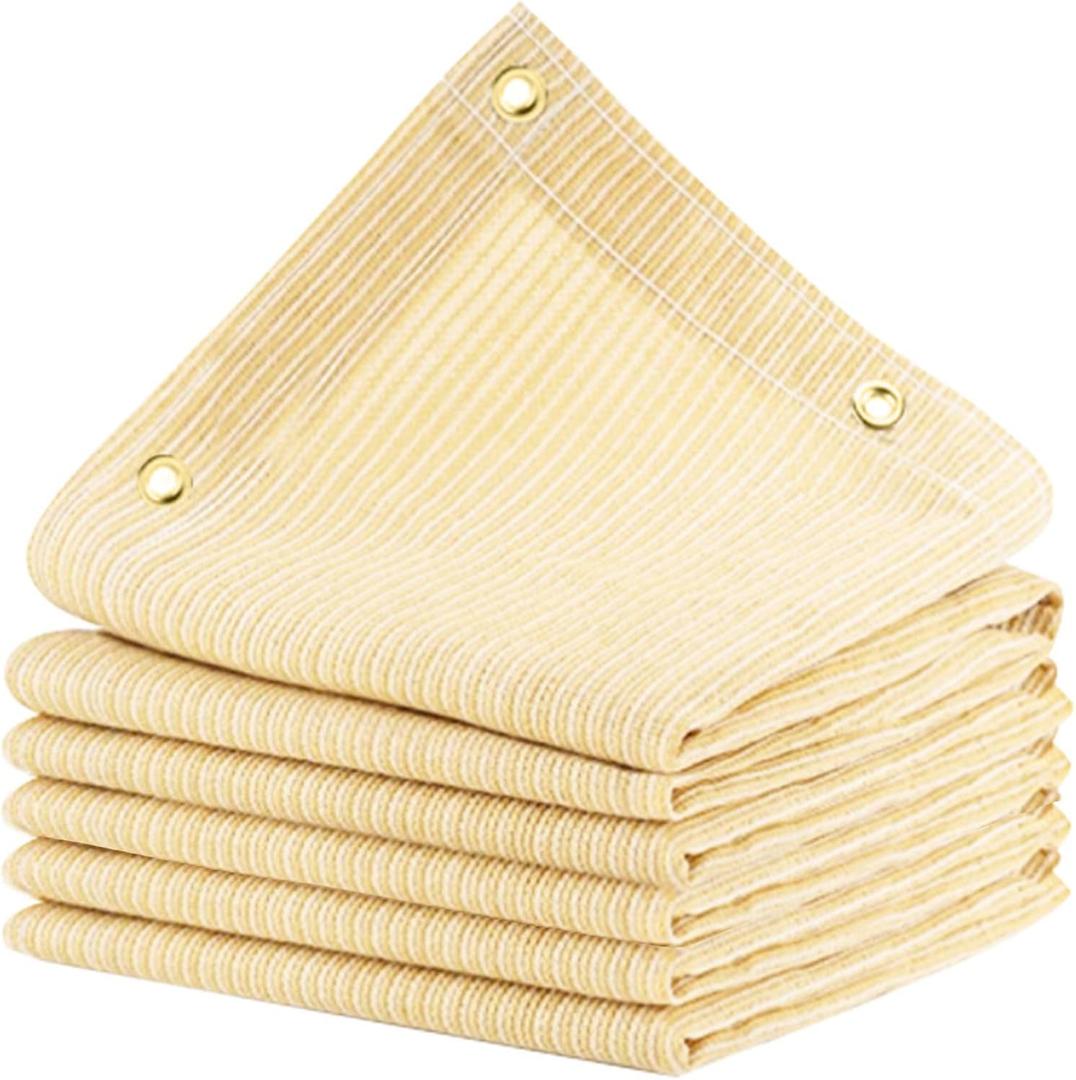 90% Sun Shade Cloth, 10X30Ft Pergola Shade Cover, Reinforced Grommets, UV Protected Shade Fabric Privacy Screen Canopy Ideal for Pergola, Patio, Garden, Porch, Deck & Backyard Retreats