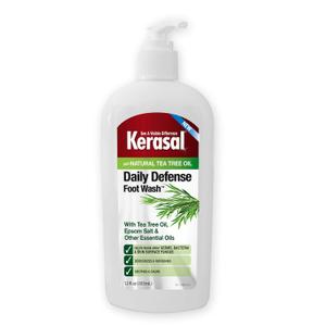 Kerasal Daily Defense Foot Wash Daily Cleanser for Feet, 12 Ounce 