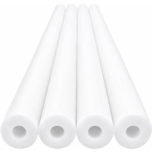 Foam Noodles 35” x 2.5”, Hollow Tube, Multi-Purpose Pool Noodles for DIY Crafts, Pipe Insulation, Pool, Beach & More, Durable Foam Tubes 4 Pack, 36 inches x 2.5"
