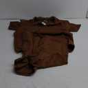 Ryehack Men's 2 Piece Sweatsuits Outfits Jacquard Zip Polo Shirt Sweatshirt Joggers Sweatpants Tracksuit Set (Large, Brown)