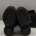 DREAM PAIRS Women's Pu Knee High Riding Combat Boots (10, Georgia-Black)