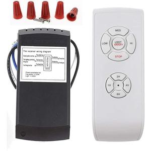 Universal Ceiling Fan Remote Control Kit, 3-in-1 AC Motor Ceiling Fan Light Timing & Speed Remote, for Hunter/Harbor Breeze/Westinghouse/Honeywell/Other Ceiling Fan lamp