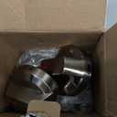 Atgestore DG94-04167 Stainless Steel Gas Stove Knobs Replacement for Samsung Stove Oven Knobs DG94-04167A NX60A6511SS NX60A6111SS Samsung Range Knobs Gas Cooktop Burner Control Knobs 5Pcs